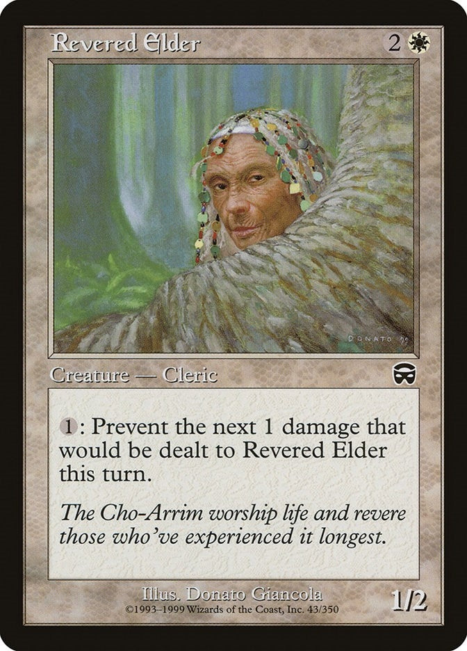 Image for Revered Elder (43) [Mercadian Masques] - Magic: The Gathering