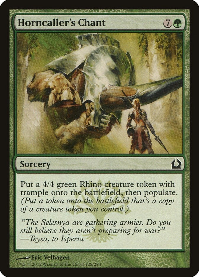 Image for Horncaller's Chant (128) [Return to Ravnica] - Magic: The Gathering