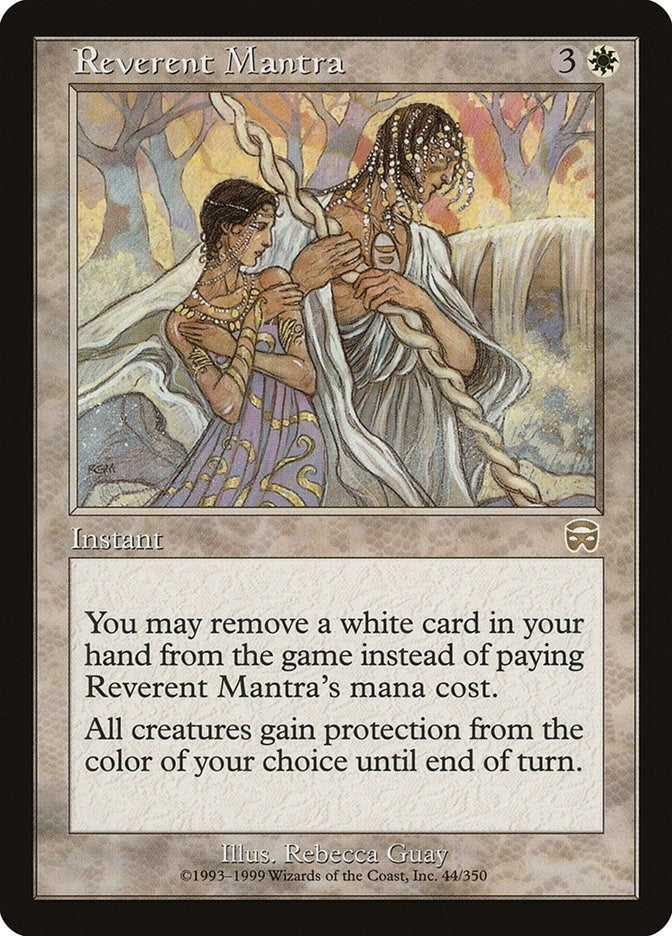 Reverent Mantra (44) [Mercadian Masques]