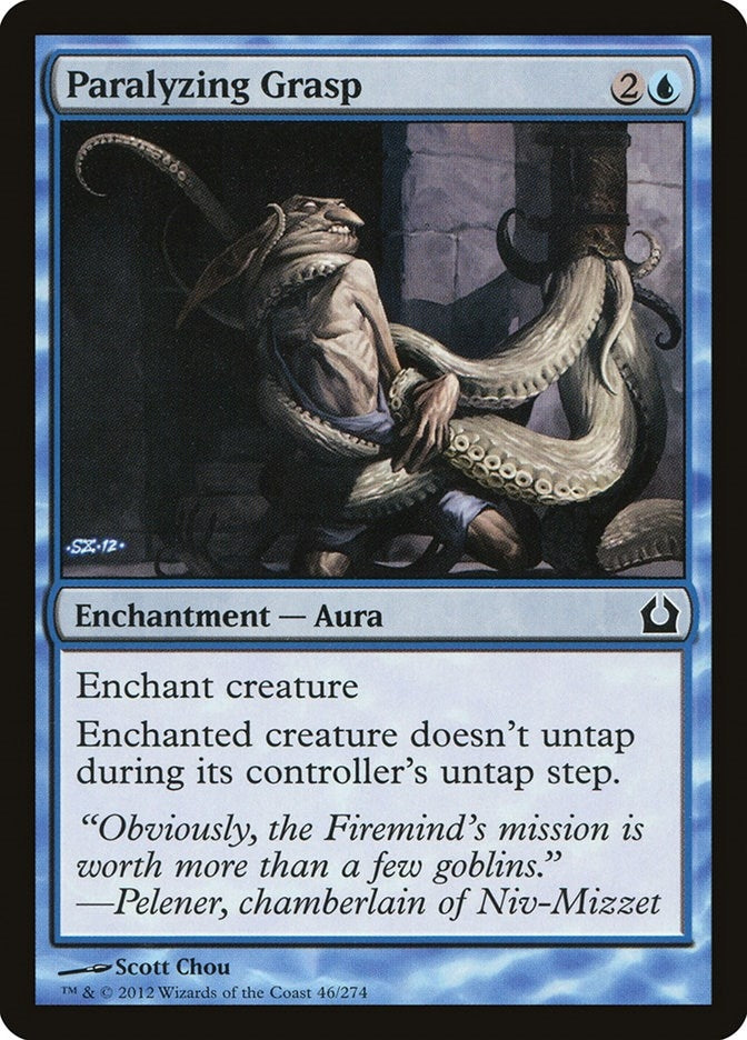 Image for Paralyzing Grasp (46) [Return to Ravnica] - Magic: The Gathering