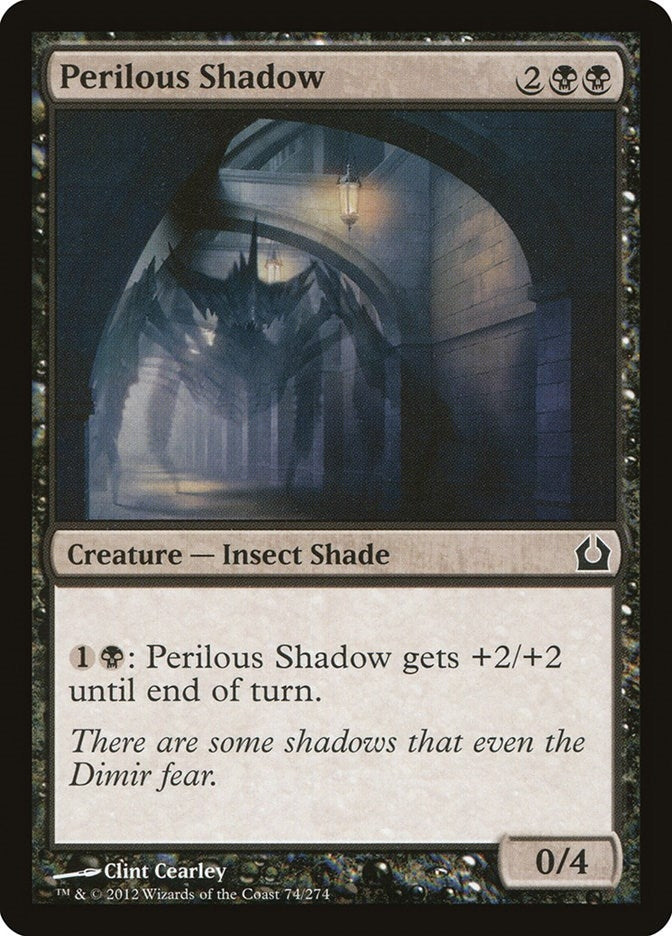 Image for Perilous Shadow (74) [Return to Ravnica] - Magic: The Gathering