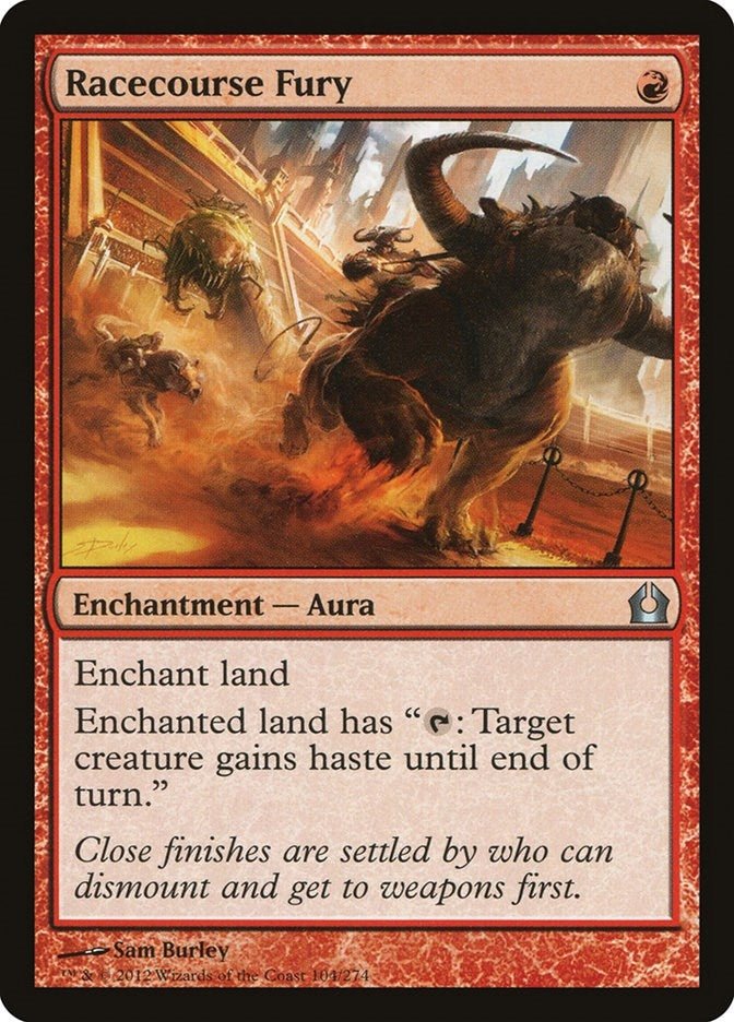 Image for Racecourse Fury (104) [Return to Ravnica] - Magic: The Gathering