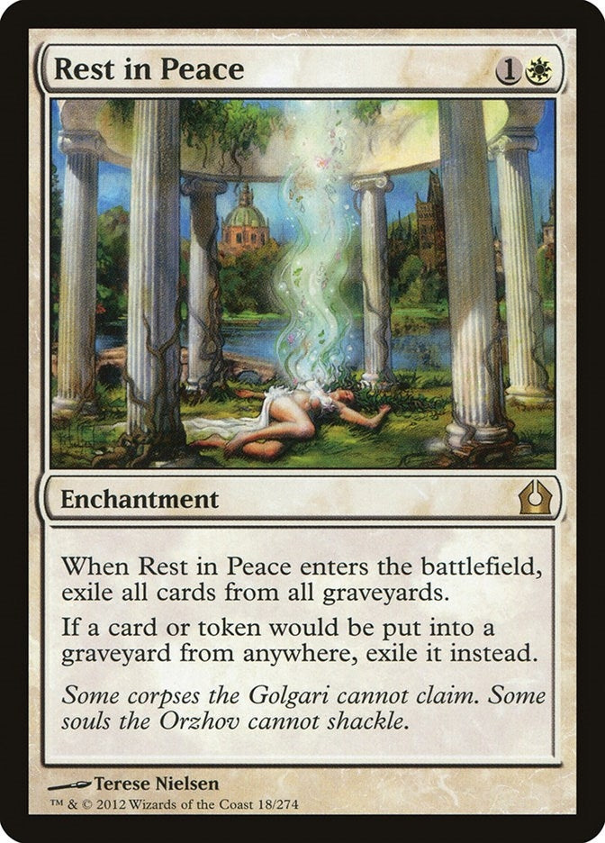 Image for Rest in Peace (18) [Return to Ravnica] - Magic: The Gathering