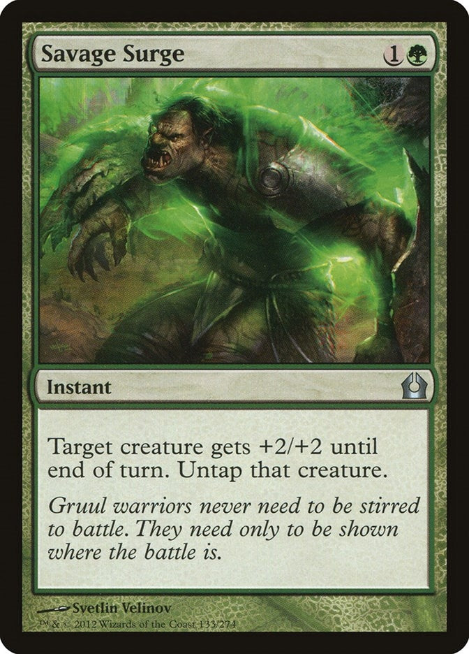 Image for Savage Surge (133) [Return to Ravnica] - Magic: The Gathering
