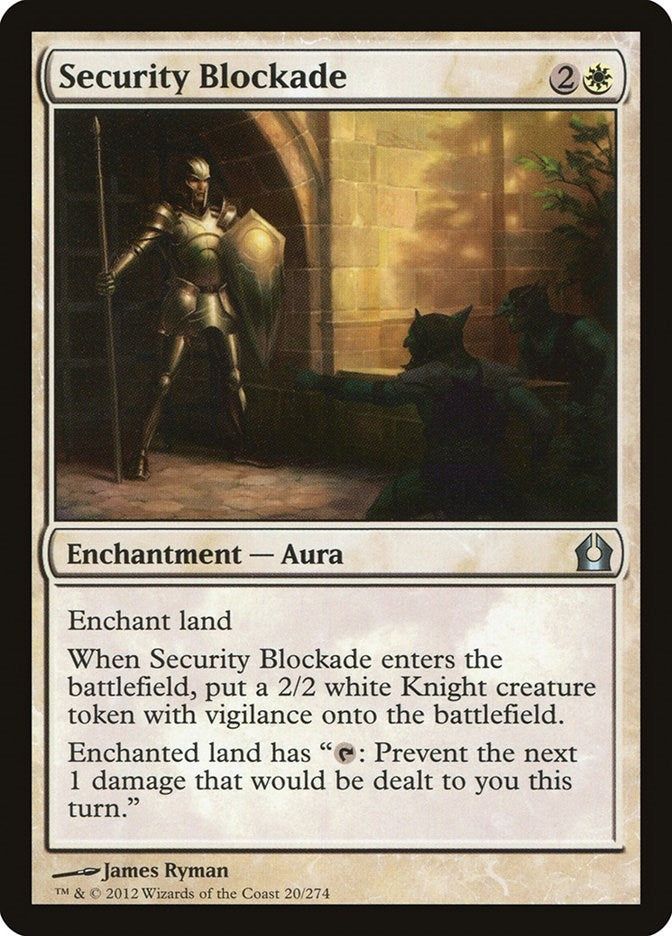 Image for Security Blockade (20) [Return to Ravnica] - Magic: The Gathering
