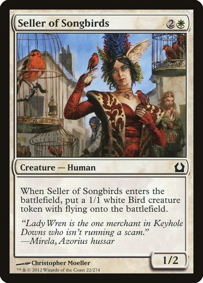 Image for Seller of Songbirds (22) [Return to Ravnica] - Magic: The Gathering