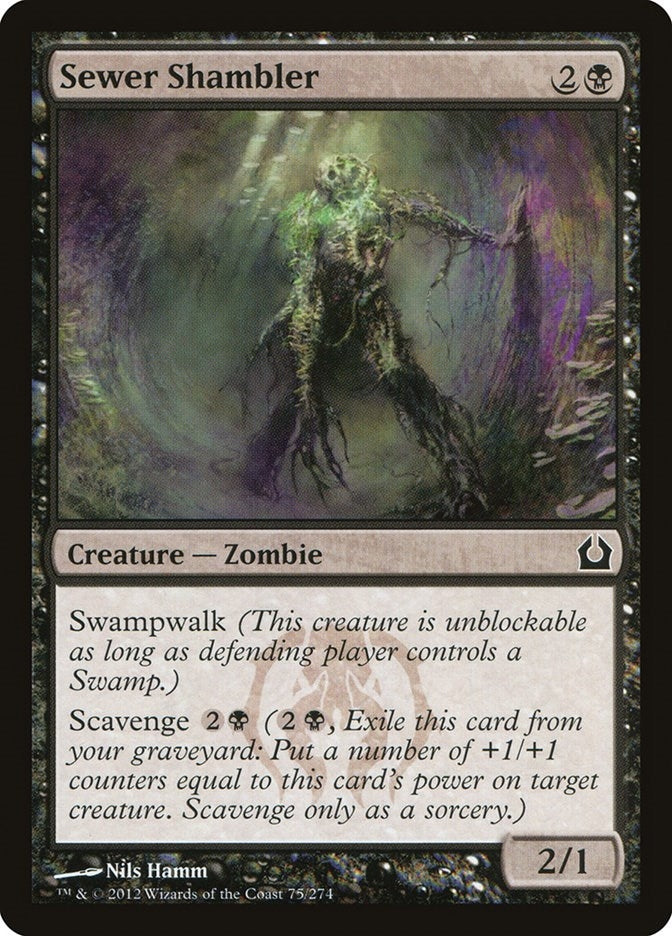 Image for Sewer Shambler (75) [Return to Ravnica] - Magic: The Gathering