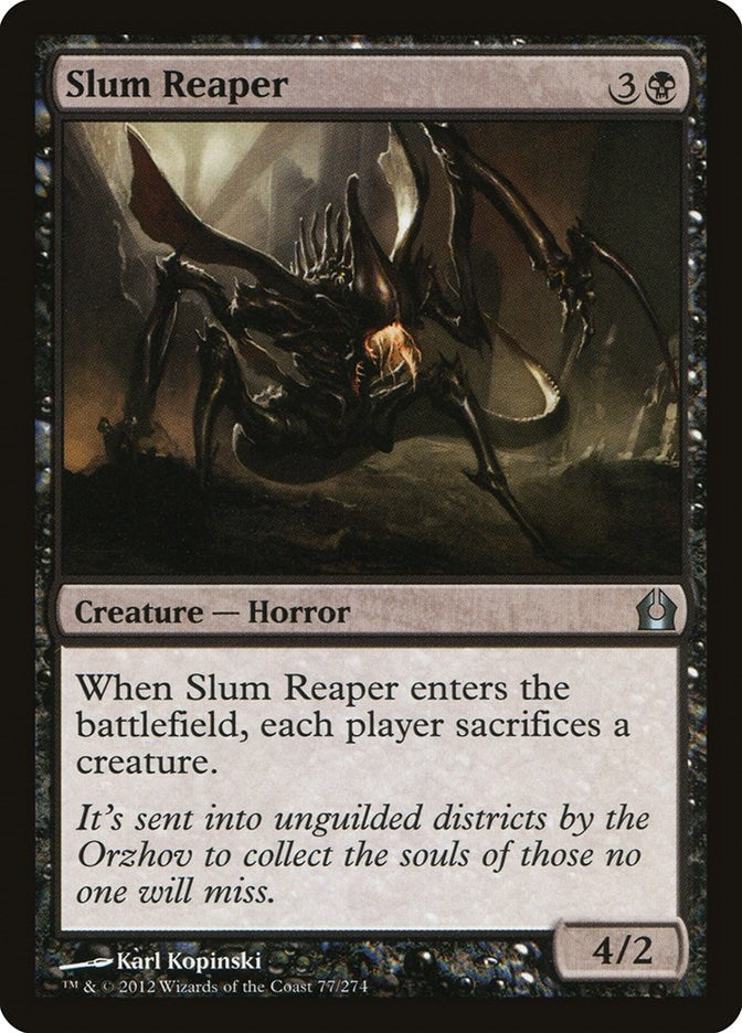 Image for Slum Reaper (77) [Return to Ravnica] - Magic: The Gathering