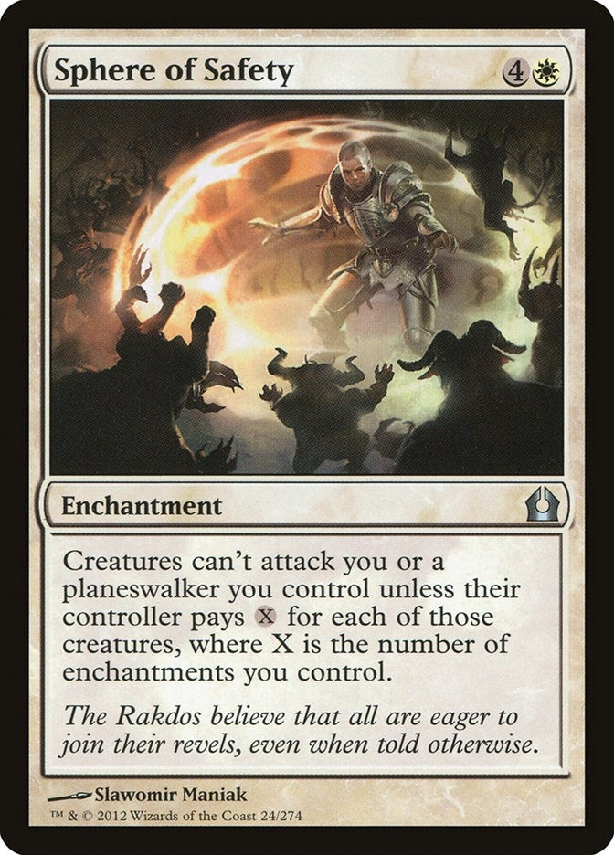 Image for Sphere of Safety (24) [Return to Ravnica] - Magic: The Gathering
