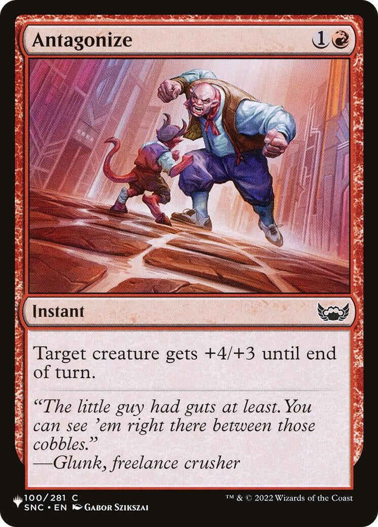 Image for Antagonize (100) [The List Reprints] - Magic: The Gathering