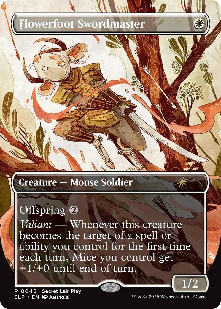 Image for Flowerfoot Swordmaster (46) [Secret Lair Showdown] - Magic: The Gathering