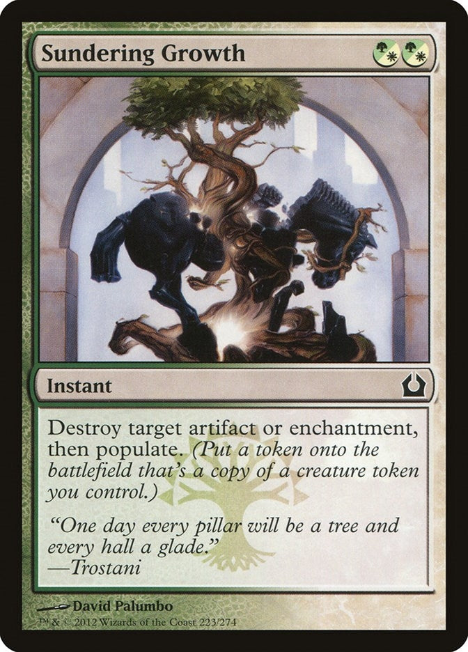 Image for Sundering Growth (223) [Return to Ravnica] - Magic: The Gathering