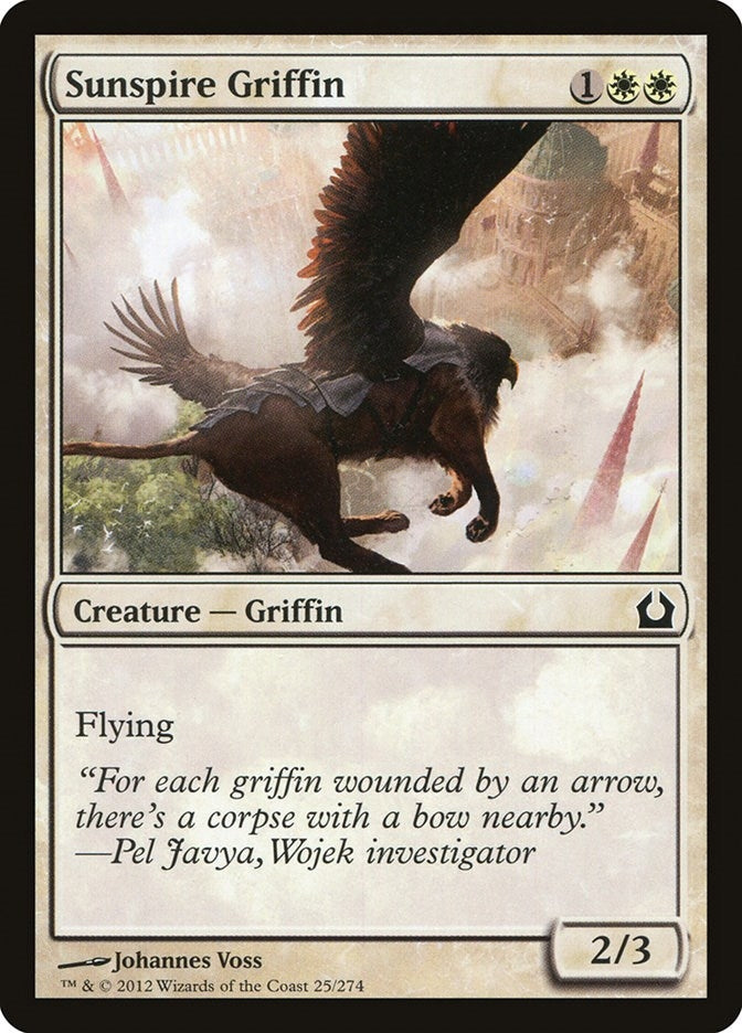 Image for Sunspire Griffin (25) [Return to Ravnica] - Magic: The Gathering