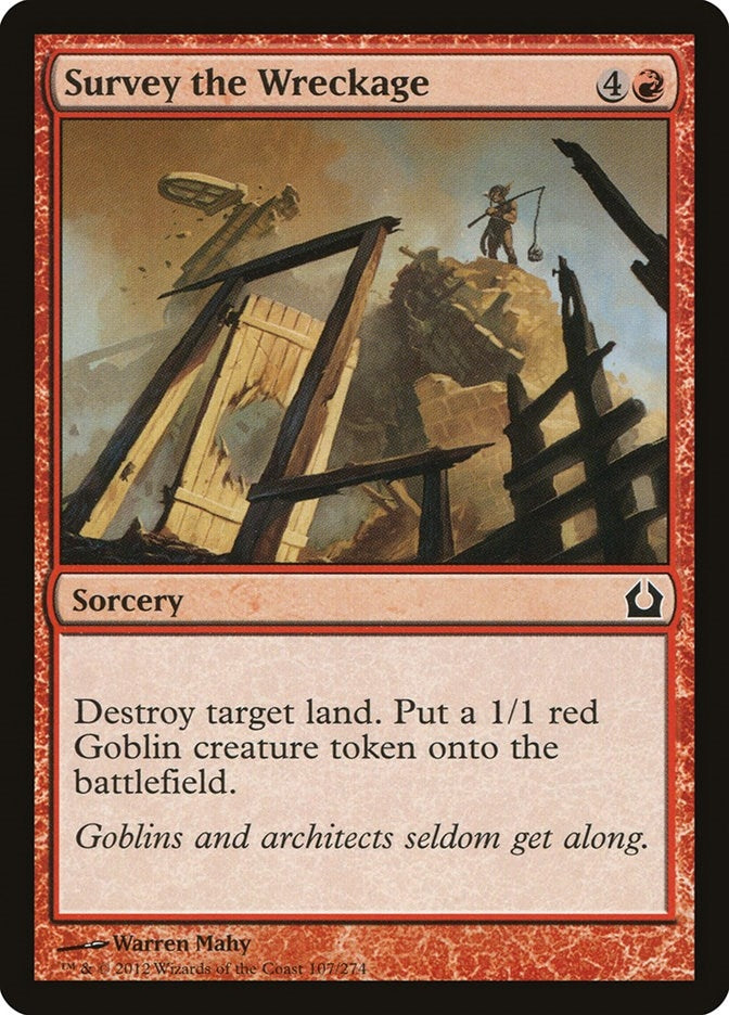 Image for Survey the Wreckage (107) [Return to Ravnica] - Magic: The Gathering