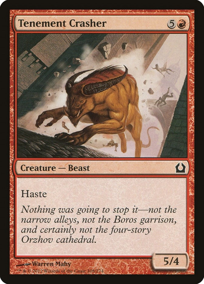 Image for Tenement Crasher (108) [Return to Ravnica] - Magic: The Gathering