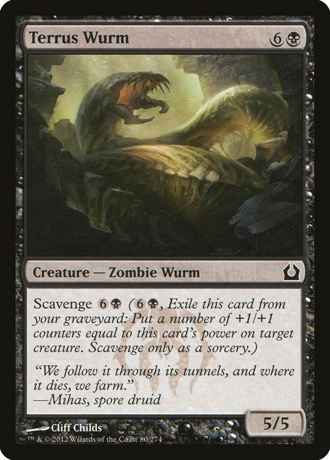 Image for Terrus Wurm (80) [Return to Ravnica] - Magic: The Gathering