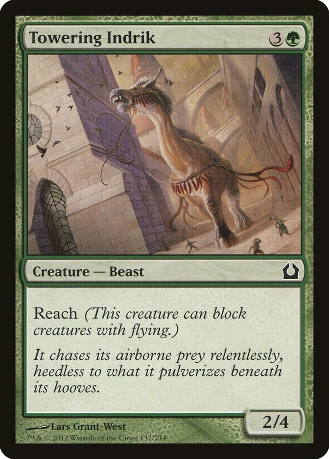 Image for Towering Indrik (137) [Return to Ravnica] - Magic: The Gathering