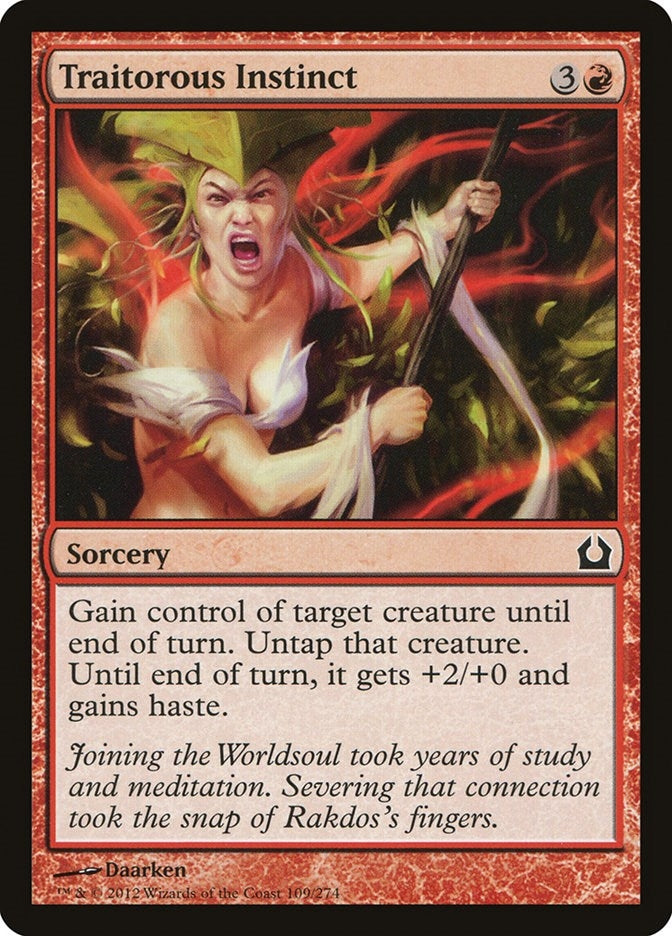Image for Traitorous Instinct (109) [Return to Ravnica] - Magic: The Gathering