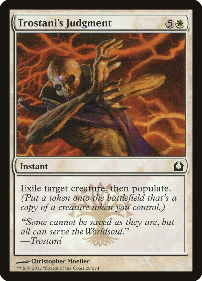Image for Trostani's Judgment (28) [Return to Ravnica] - Magic: The Gathering