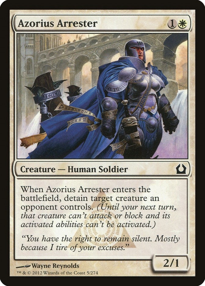 Image for Azorius Arrester (5) [Return to Ravnica] - Magic: The Gathering
