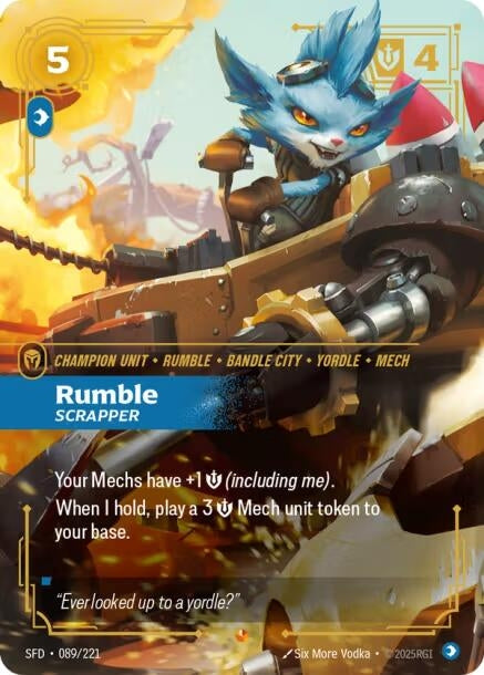 Image for Rumble - Scrapper (089/221) [Spiritforged] - Riftbound: League of Legends Trading Card Game