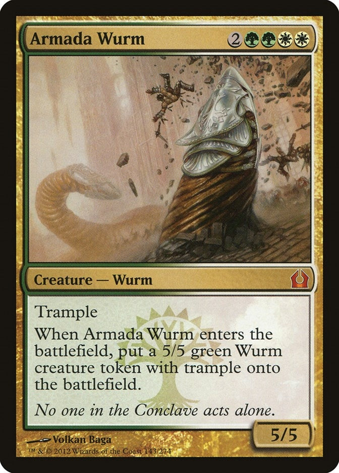 Image for Armada Wurm (143) [Return to Ravnica] - Magic: The Gathering