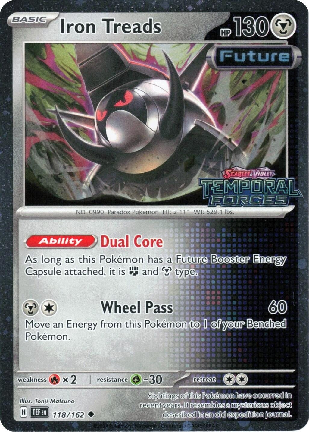 Image for Iron Treads (Temporal Forces Stamped) (118/162) [Miscellaneous Cards & Products] - Pokemon