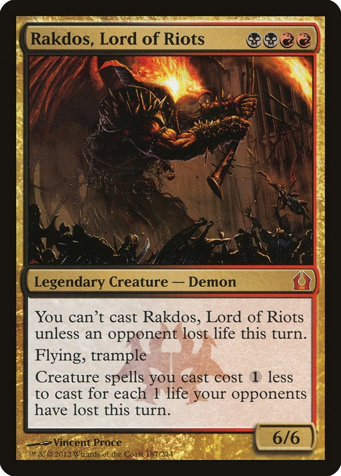 Image for Rakdos, Lord of Riots (187) [Return to Ravnica] - Magic: The Gathering