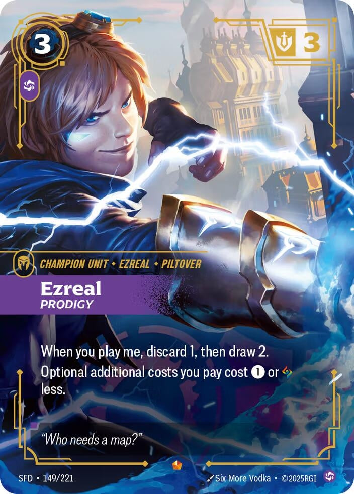 Image for Ezreal - Prodigy (149/221) [Spiritforged] - Riftbound: League of Legends Trading Card Game
