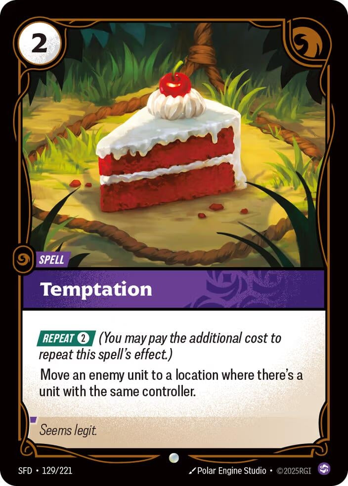 Image for Temptation (129/221) [Spiritforged] - Riftbound: League of Legends Trading Card Game