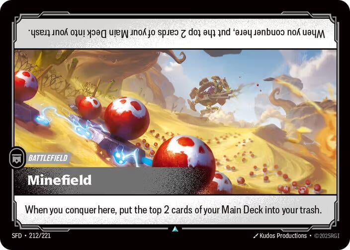 Image for Minefield (212/221) [Spiritforged] - Riftbound: League of Legends Trading Card Game