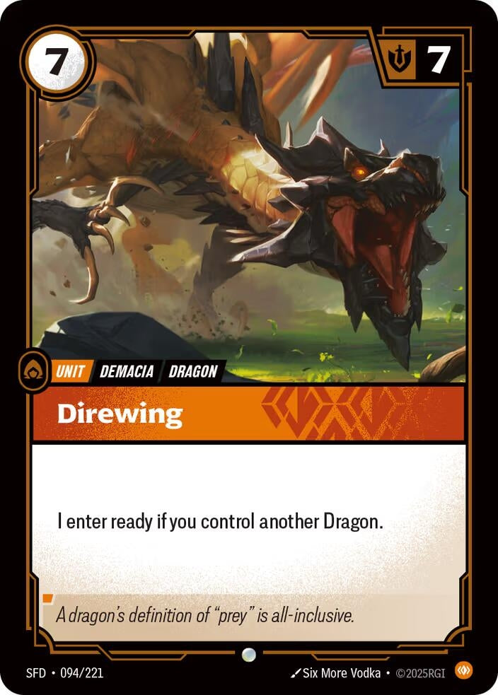 Image for Direwing (094/221) [Spiritforged] - Riftbound: League of Legends Trading Card Game