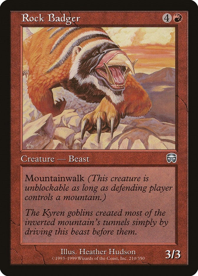 Image for Rock Badger (210) [Mercadian Masques] - Magic: The Gathering