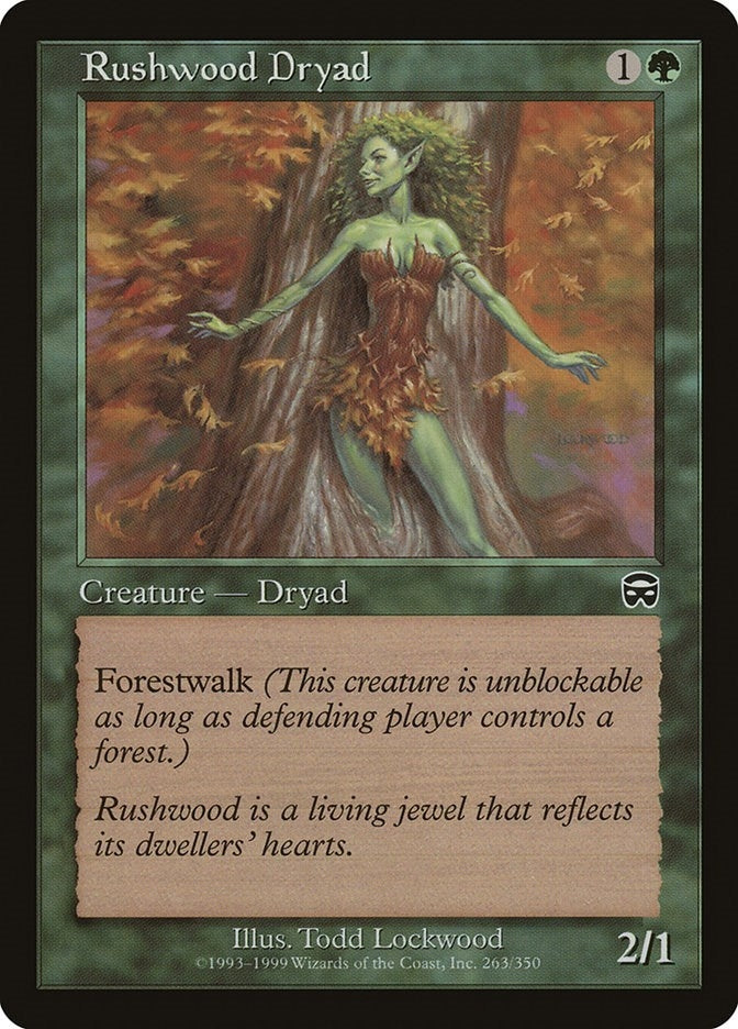 Image for Rushwood Dryad (263) [Mercadian Masques] - Magic: The Gathering