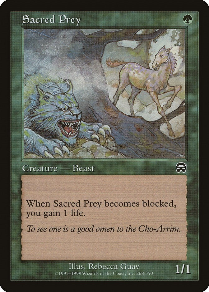 Image for Sacred Prey (268) [Mercadian Masques] - Magic: The Gathering