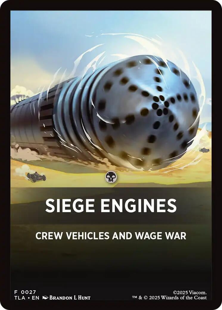 Image for Siege Engines Theme Card (27) [Avatar: The Last Airbender] - Magic: The Gathering