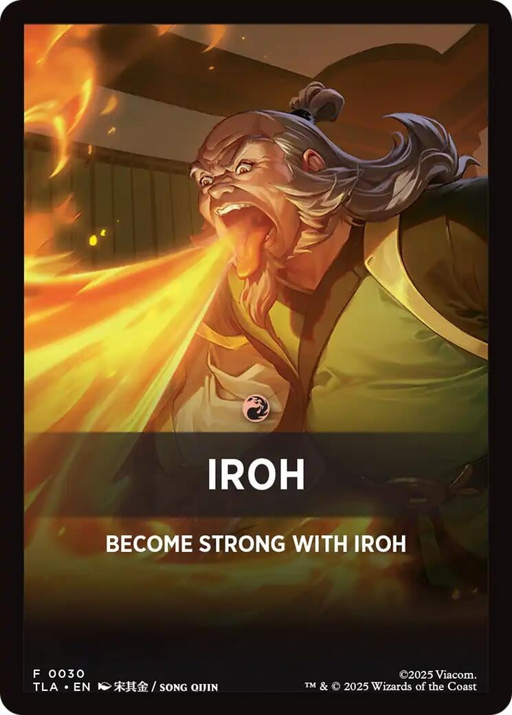 Image for Iroh Theme Card (30) [Avatar: The Last Airbender] - Magic: The Gathering