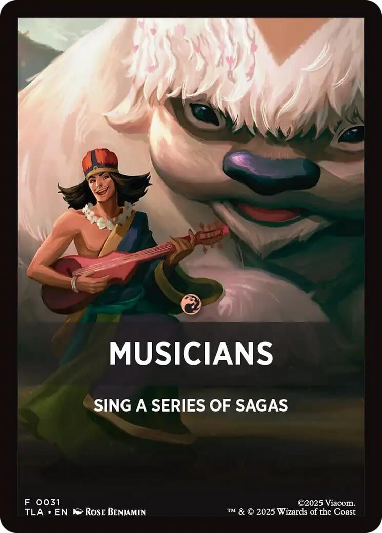 Image for Musicians Theme Card (31) [Avatar: The Last Airbender] - Magic: The Gathering