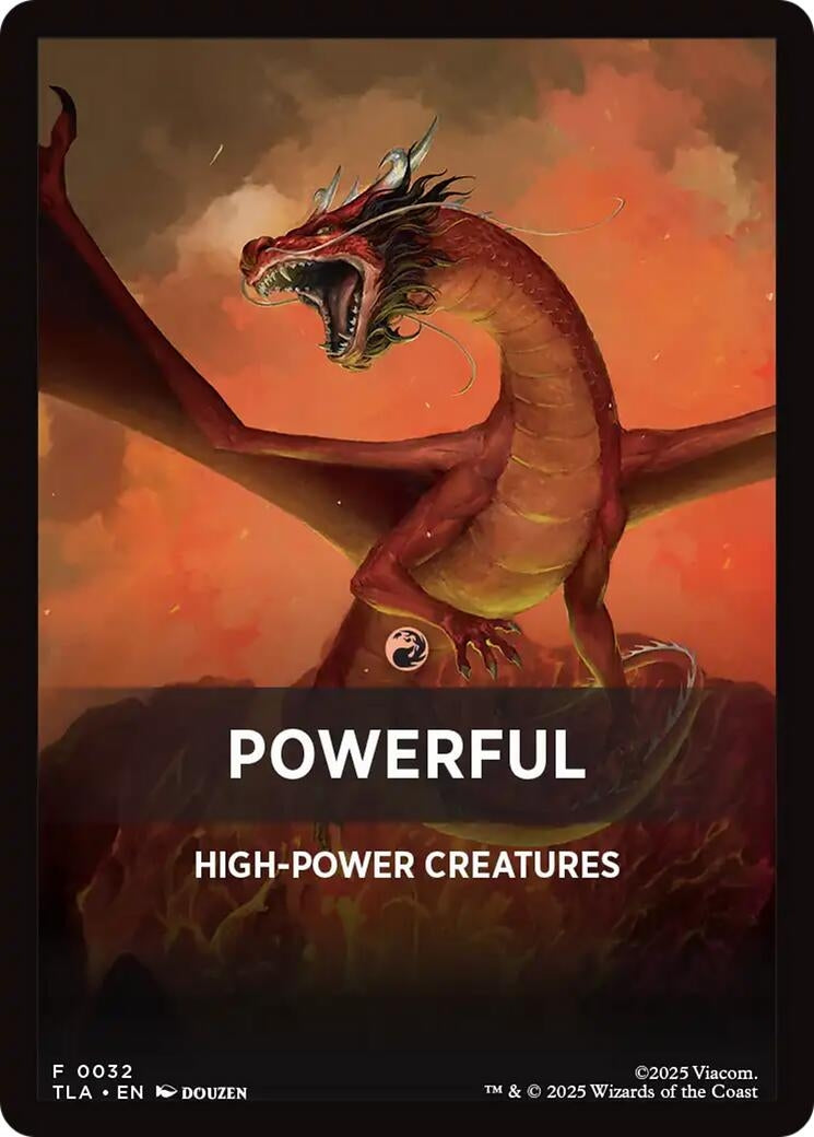 Image for Powerful Theme Card (32) [Avatar: The Last Airbender] - Magic: The Gathering