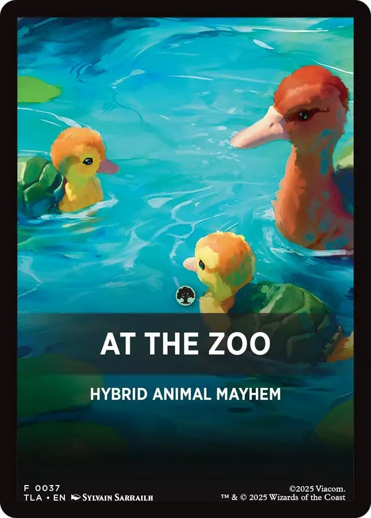 Image for At The Zoo Theme Card (37) [Avatar: The Last Airbender] - Magic: The Gathering