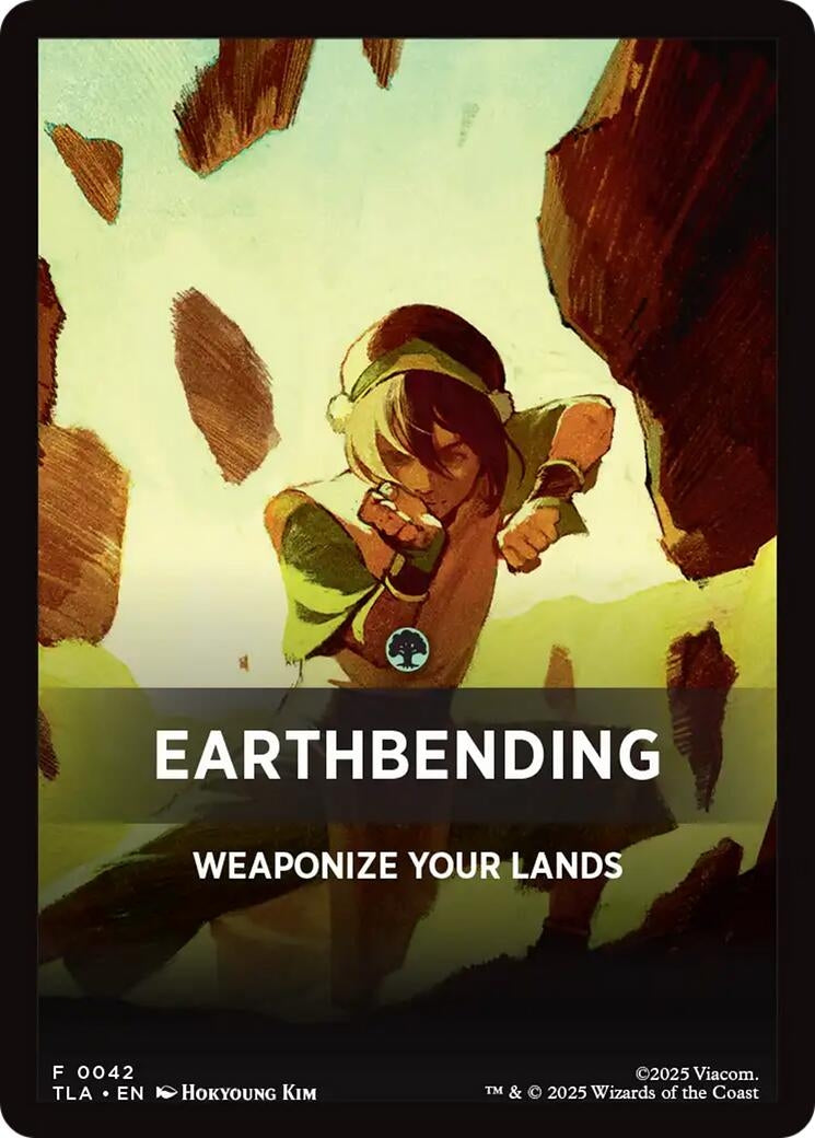 Image for Earthbending Theme Card (0042) (42) [Avatar: The Last Airbender] - Magic: The Gathering
