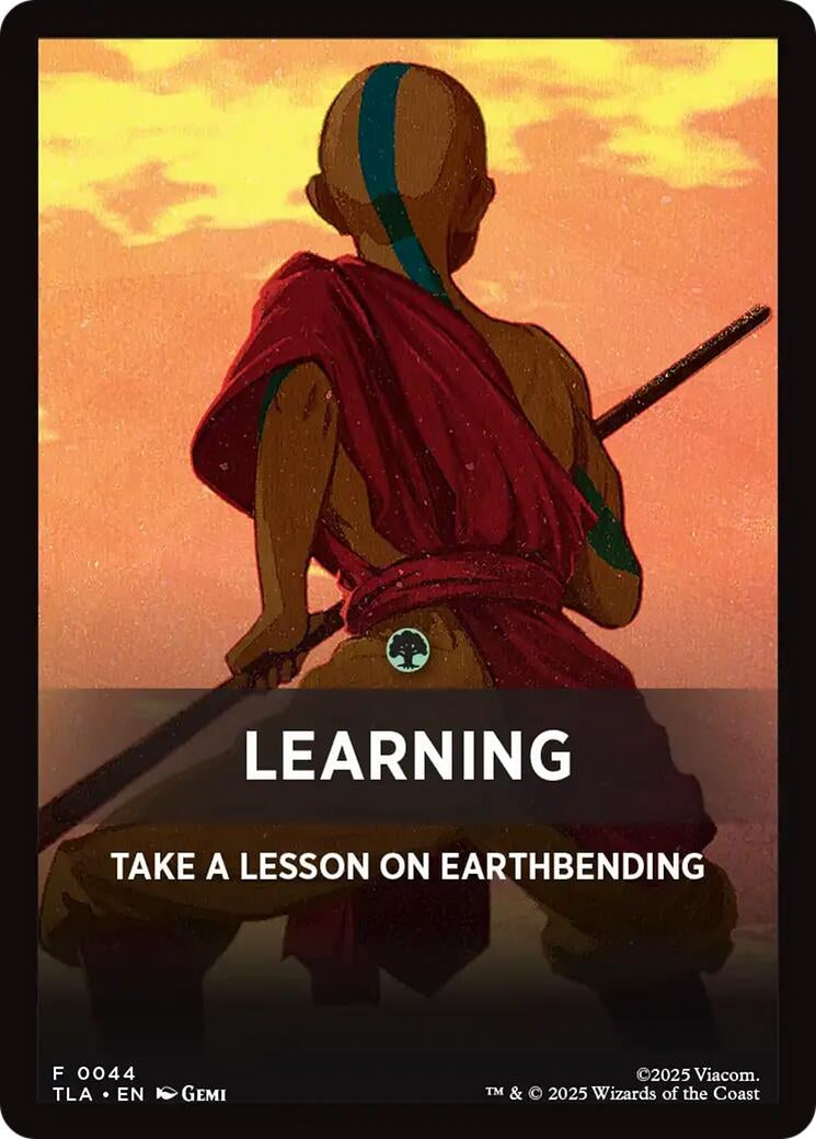 Image for Learning Theme Card (44) [Avatar: The Last Airbender] - Magic: The Gathering
