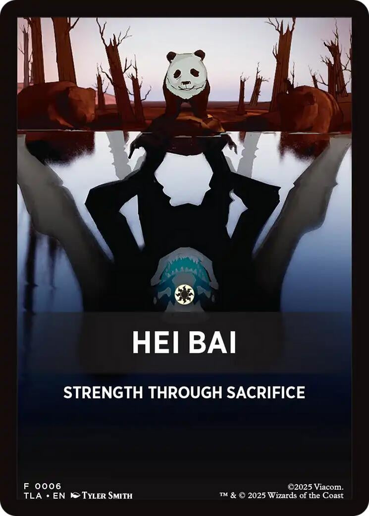 Image for Hei Bai Theme Card (6) [Avatar: The Last Airbender] - Magic: The Gathering