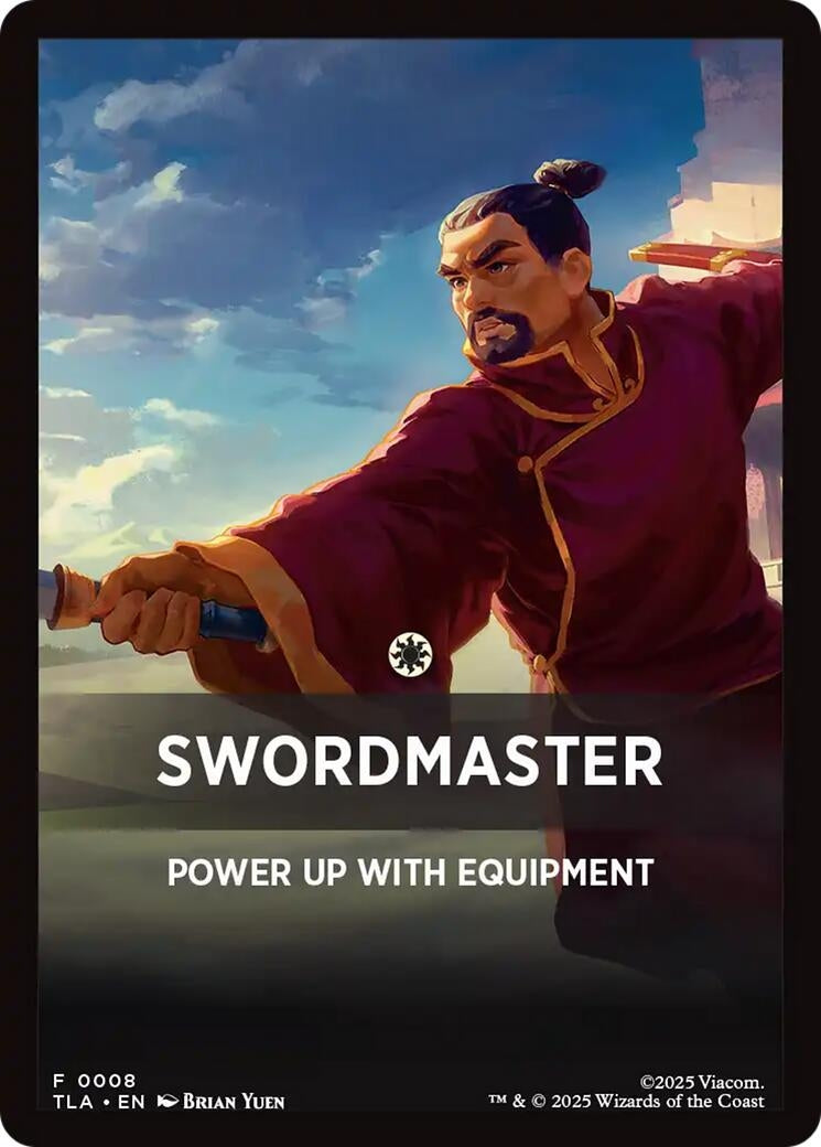 Image for Swordmaster Theme Card (8) [Avatar: The Last Airbender] - Magic: The Gathering