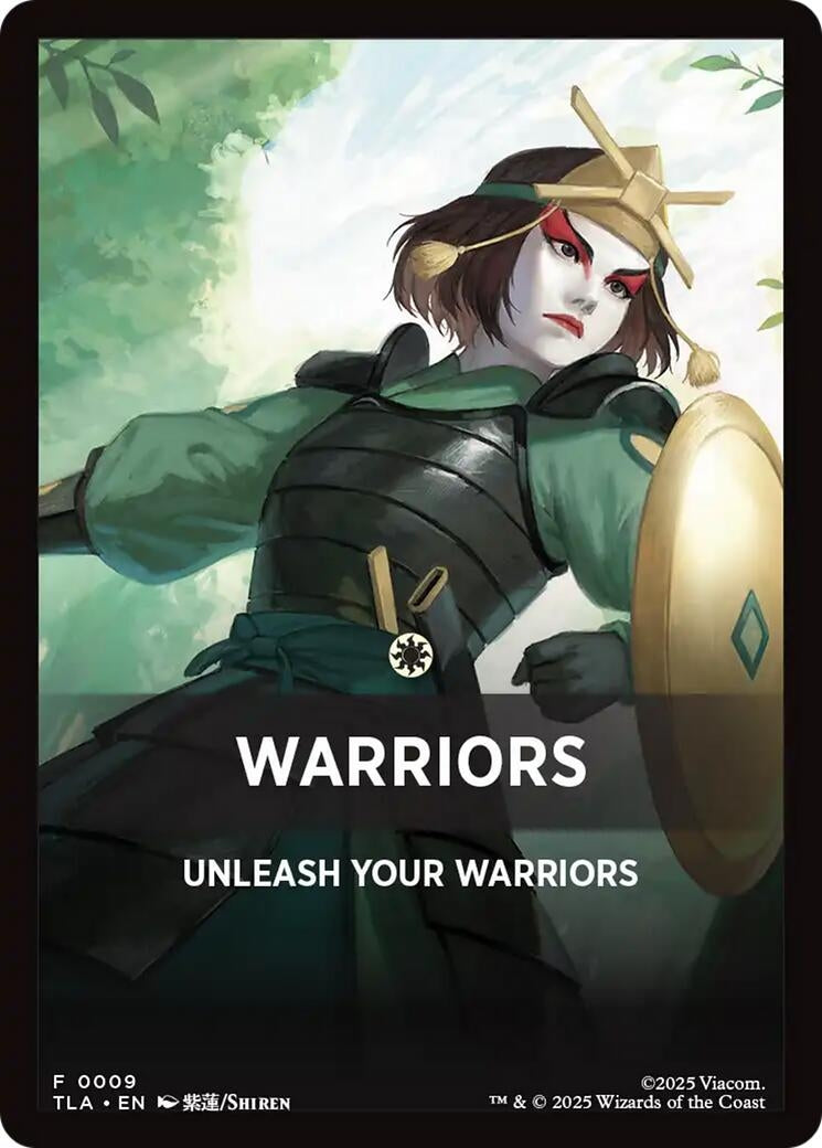 Image for Warriors Theme Card (9) [Avatar: The Last Airbender] - Magic: The Gathering