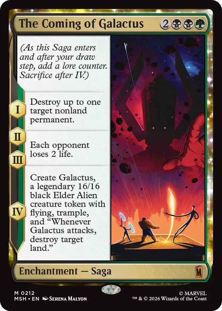 Image for The Coming of Galactus (212) [Marvel Super Heroes] - Magic: The Gathering