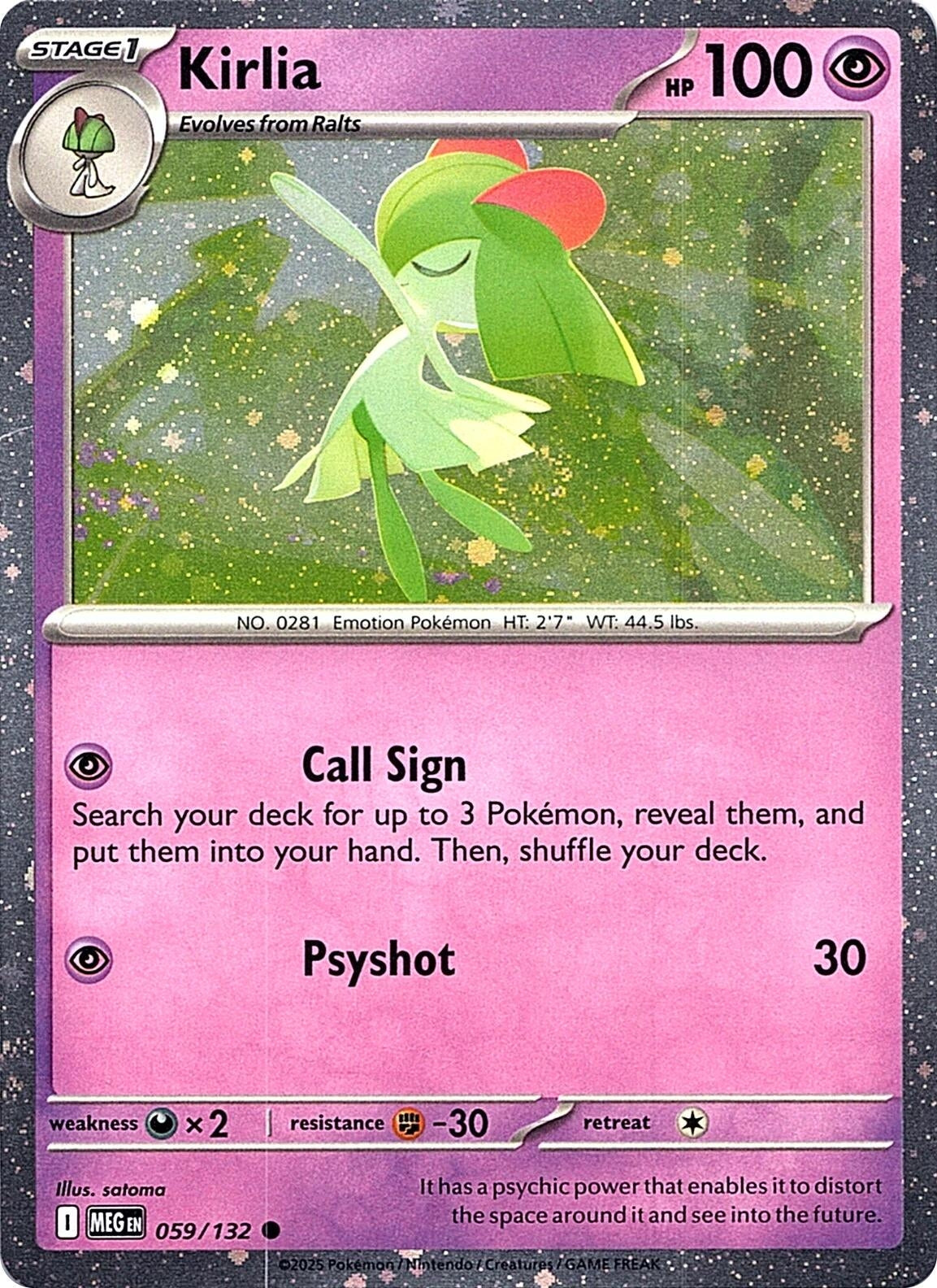 Image for Kirlia (Cosmos Holo) (059/132) [Miscellaneous Cards & Products] - Pokemon