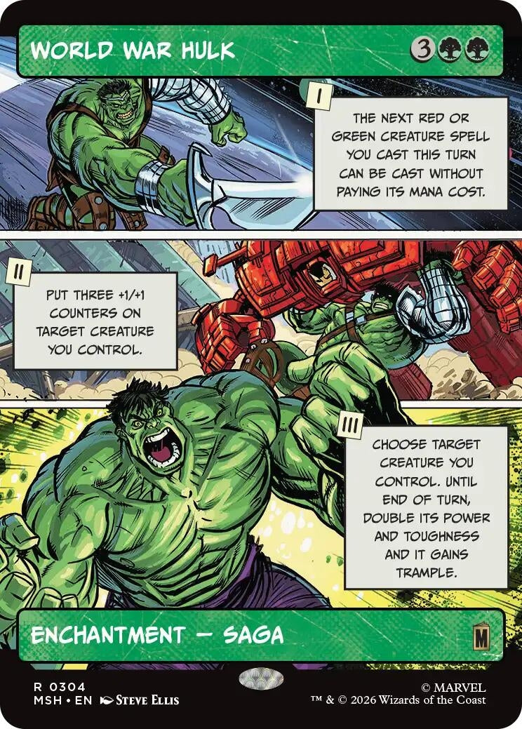 Image for World War Hulk (Borderless) (304) [Marvel Super Heroes] - Magic: The Gathering