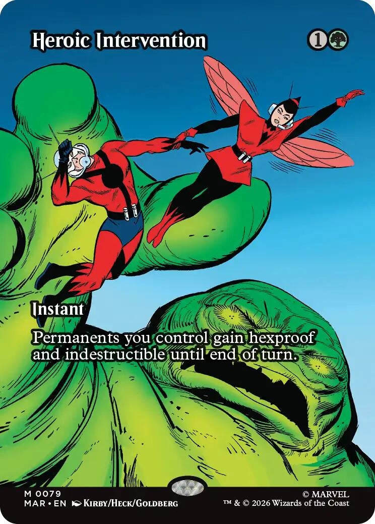 Image for Heroic Intervention (0079) (Borderless) (79) [Marvel Universe Eternal-Legal] - Magic: The Gathering