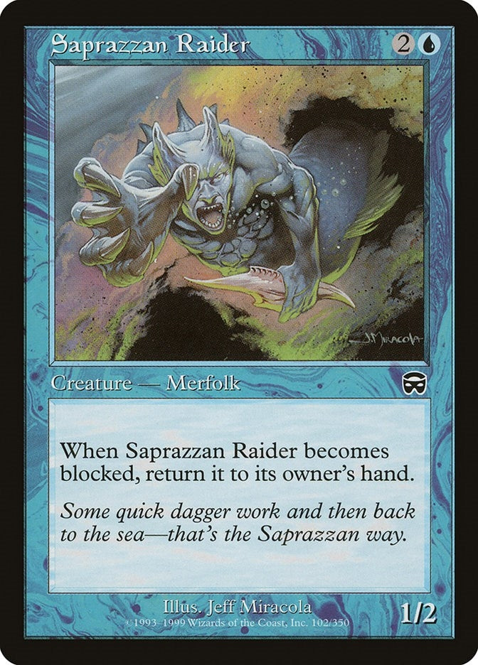 Image for Saprazzan Raider (102) [Mercadian Masques] - Magic: The Gathering